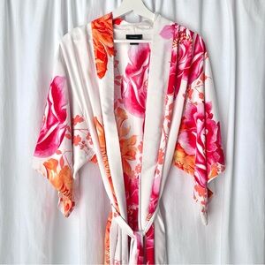 Natori Floral Print Robe ASO Khloe Kardashian